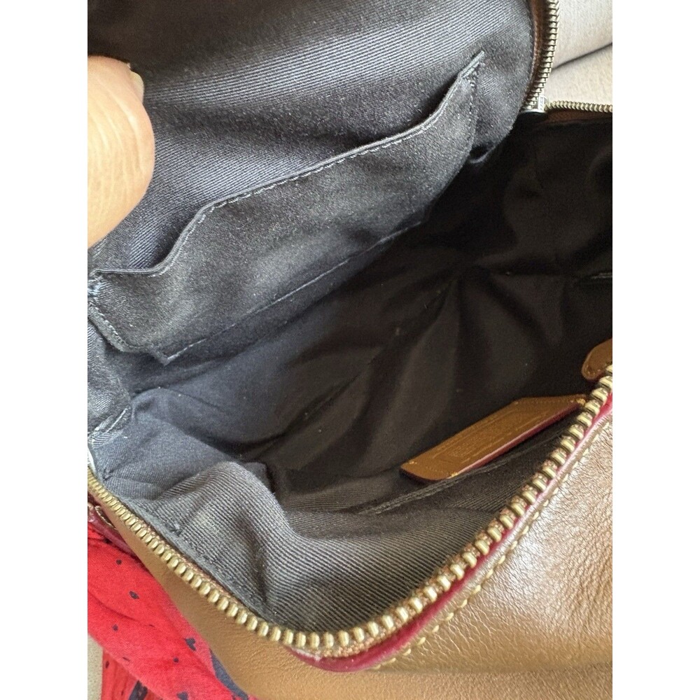 COACH X DISNEY F59356 MICKEY MOUSE SMALL Leather BACKPACK Patched LIMITED EDIT - Picture 8 of 8